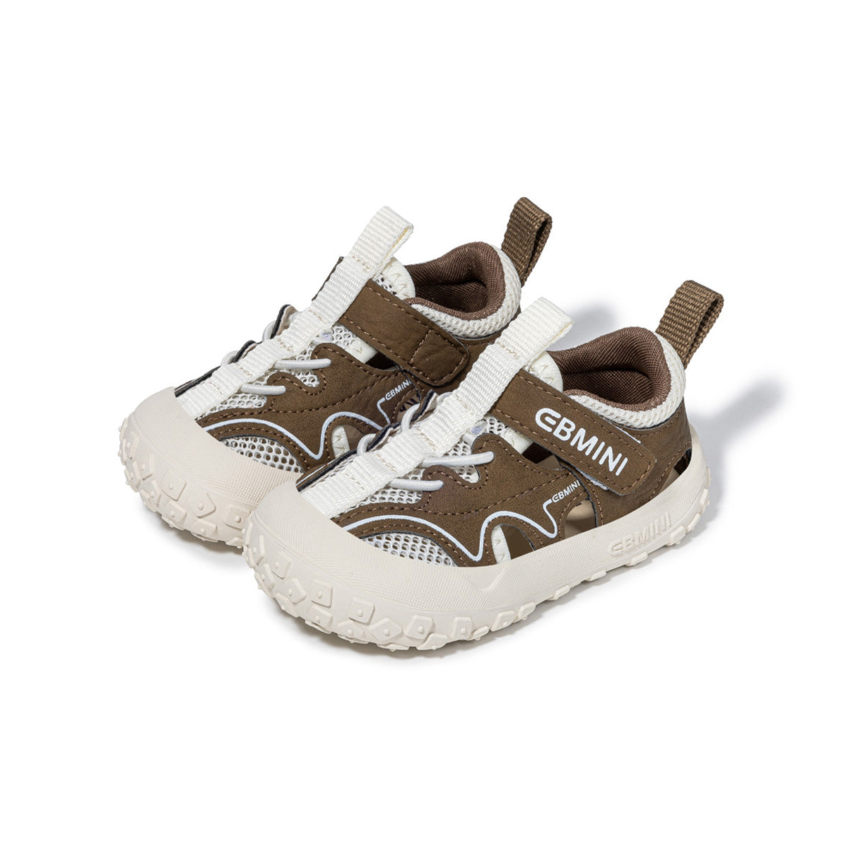 Retro Honeycomb Mesh Closed-Toe Toddler Sandals