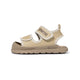 Boho Crochet Trim Dual-Strap Toddler Sandals