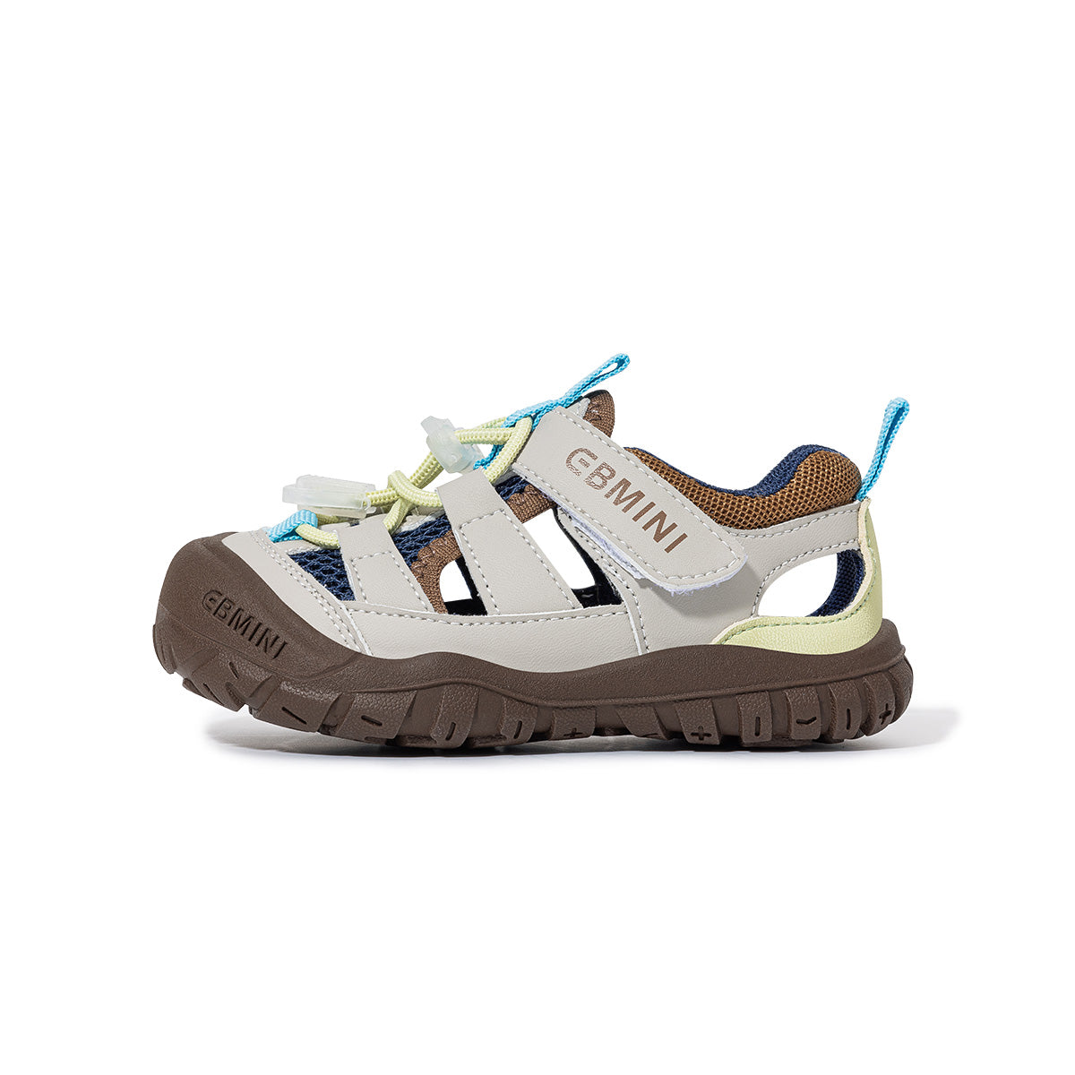Bungee Lace Closed-Toe Toddler Sandals