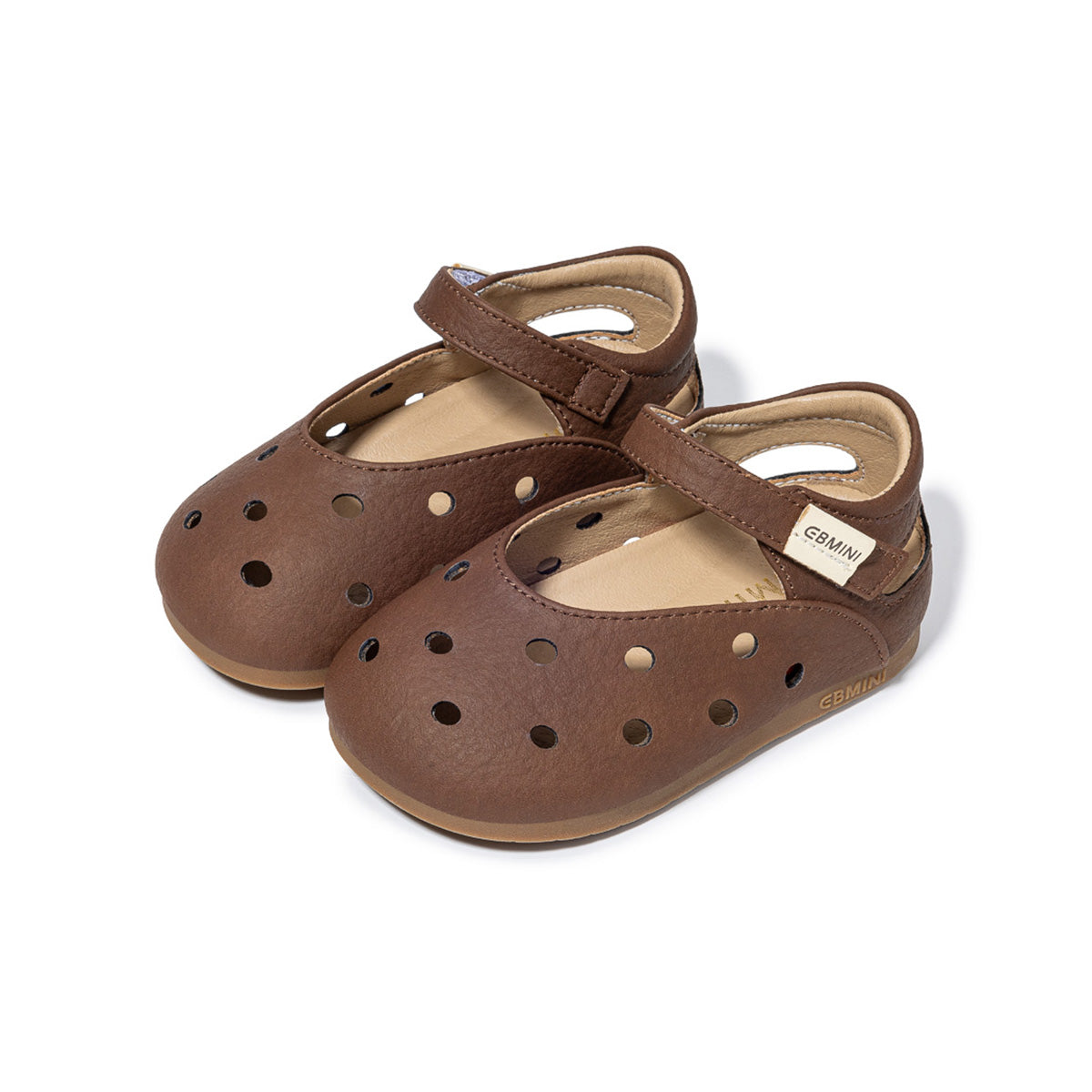 Polka-Dot Perforated Mary Jane Toddler Sandals