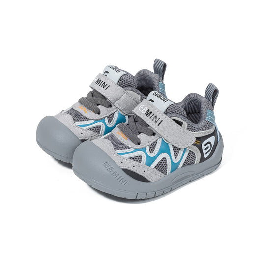 Kids Outdoor Sneakers - Breathable Mesh Velcro Strap Non-Slip