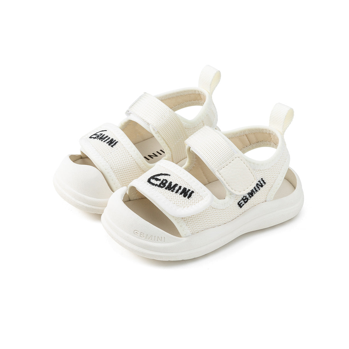 Logo Strap Closed-Toe Toddler Sandals