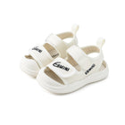 Logo Strap Closed-Toe Toddler Sandals