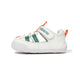 Colorful Stripe Closed-Toe Pre-Walker Baby Sandals