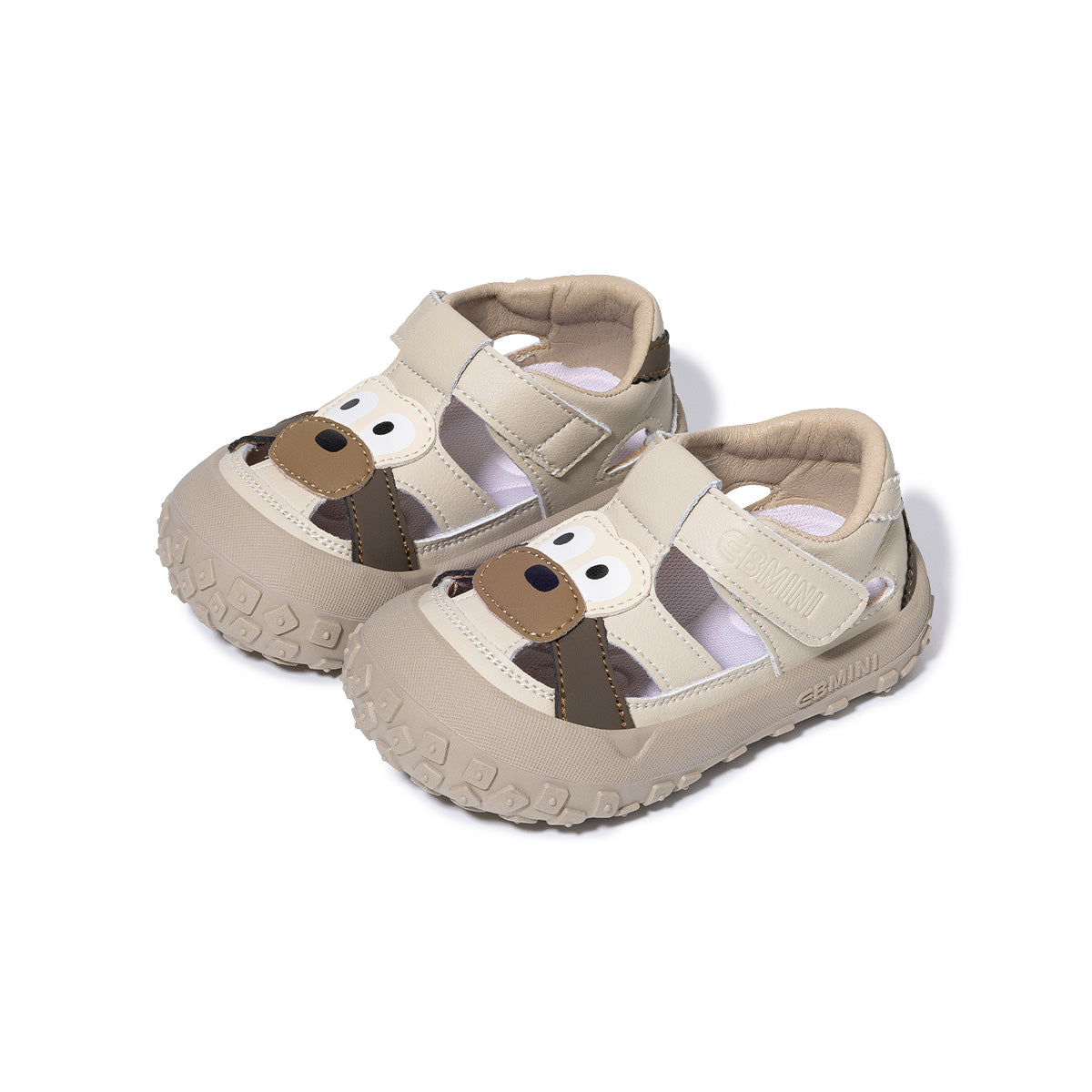 Cartoon Dog Closed-Toe Toddler Sandals