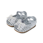 Pearl Bow Woven Mary Jane Toddler Sandals