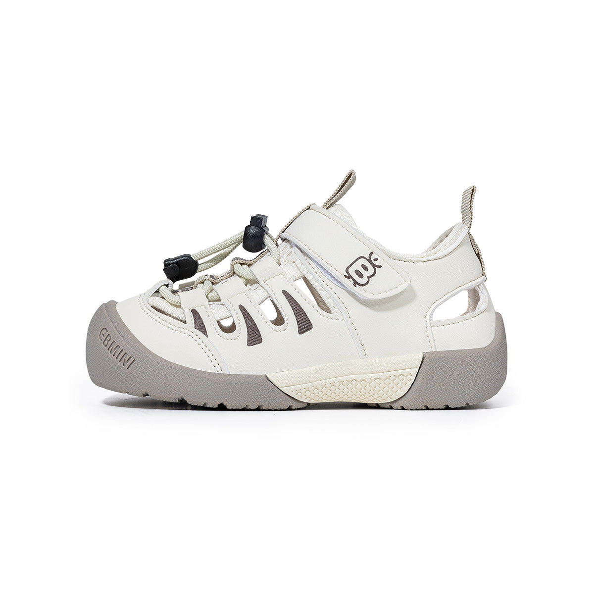 Cartoon Bear Bungee Lace Closed-Toe Hiking Toddler Sandals