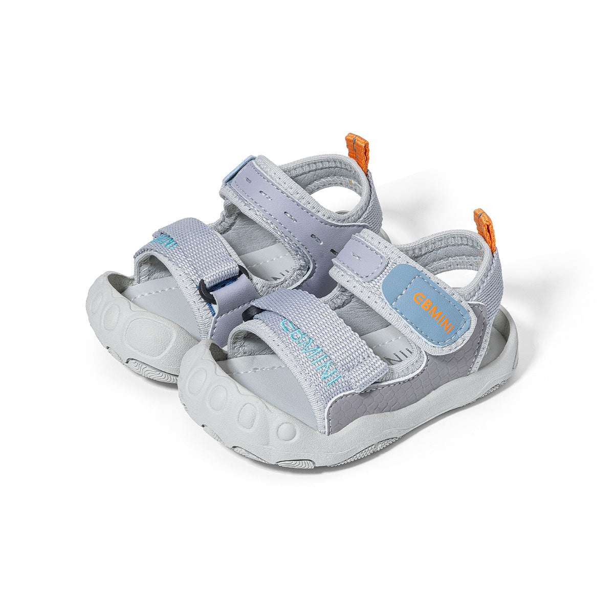 Sporty Webbing Dual-Strap Closed-Toe Toddler Sandals
