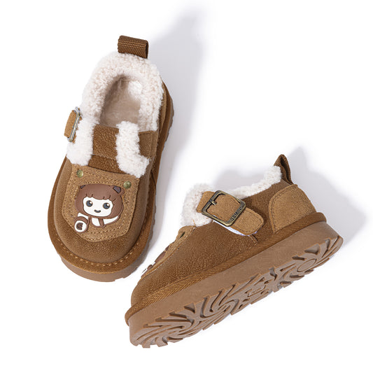 EBMINI Kids’ Cosy Fleece-Lined Shoes – Adorable Design & Stylish Footwear