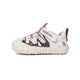 Wave Cutout Colorblock Closed-Toe Toddler Sandals