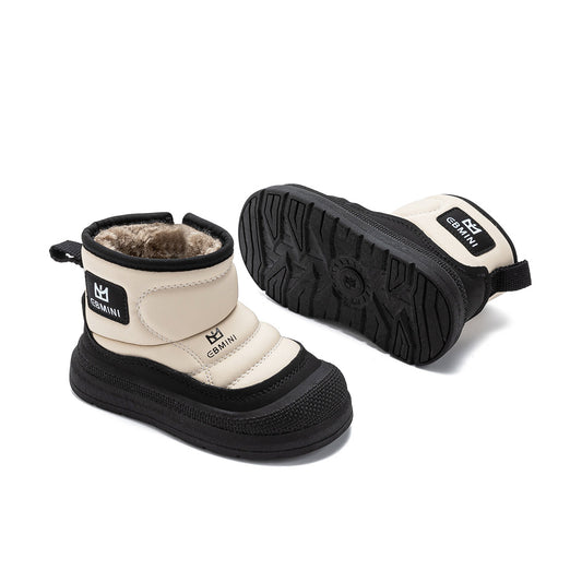 EBMINI Cozy Slip-Resistant Snow Boots for Kids