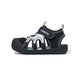 Wave Graphic Mesh Closed-Toe Toddler Sandals