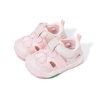 Ribbon-Strap Mesh Closed-Toe Toddler Sandals