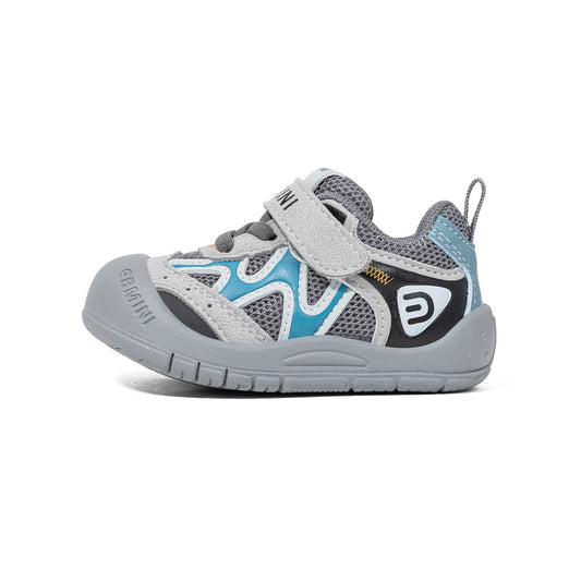 Kids Outdoor Sneakers - Breathable Mesh Velcro Strap Non-Slip