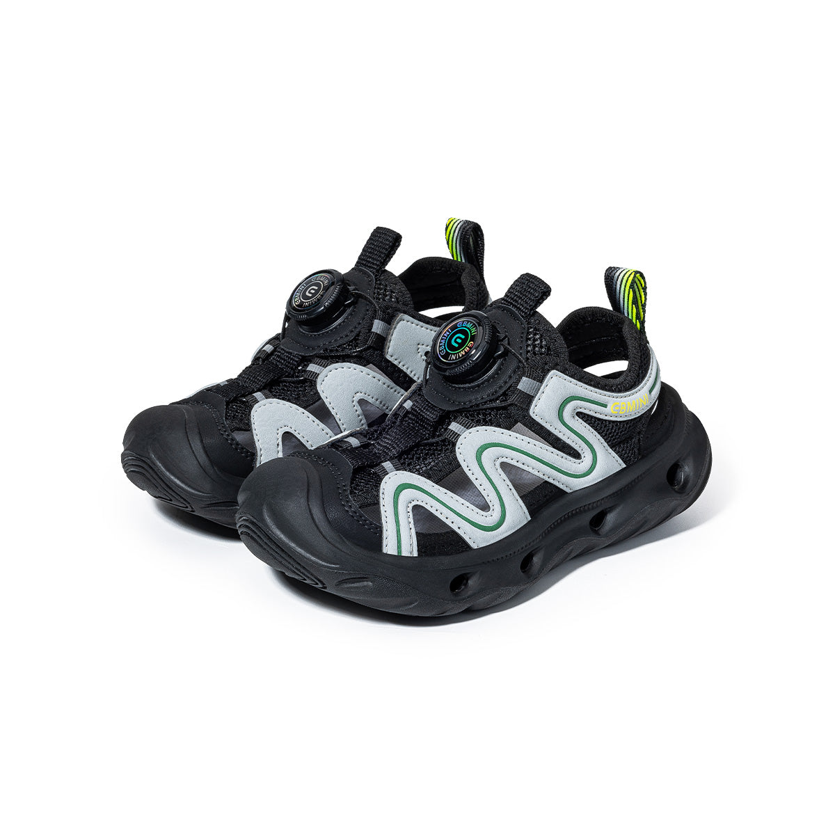 Rotary Buckle Closed-Toe Kids Sandals