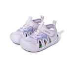 Wave Graphic Mesh Closed-Toe Toddler Sandals