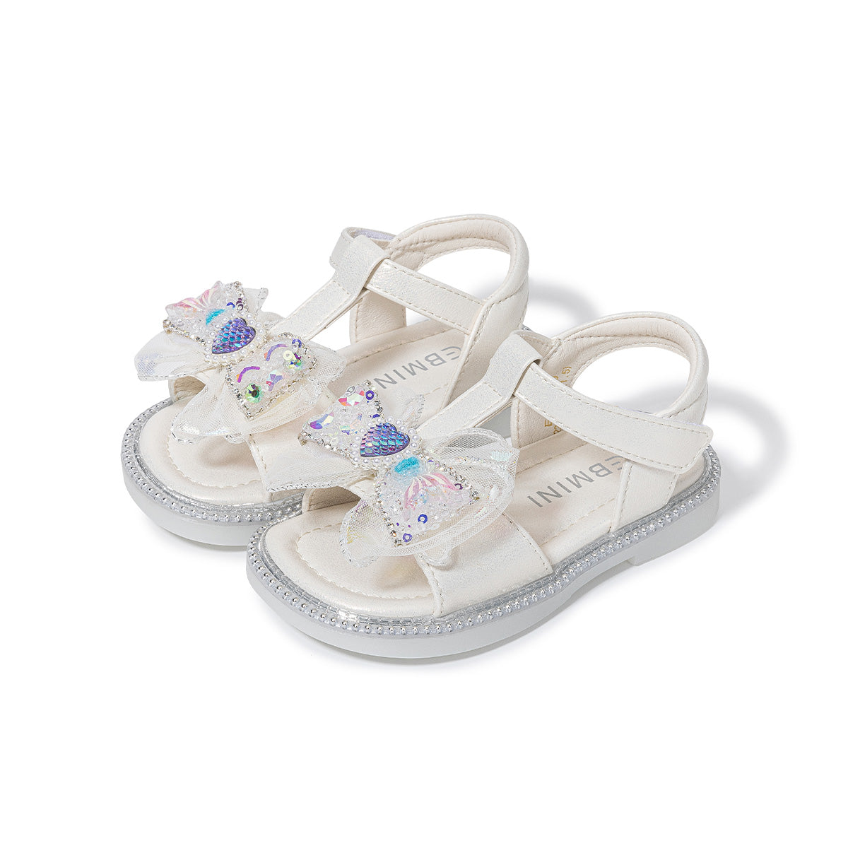 Sequin Bow Dressy Toddler Sandals
