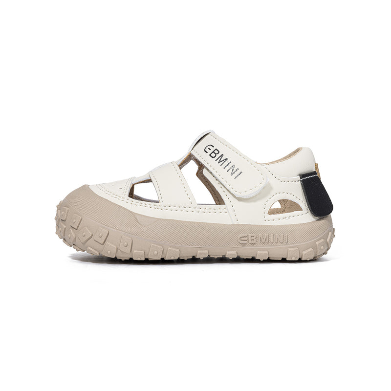 Roman T-Strap Closed-Toe Toddler Sandals