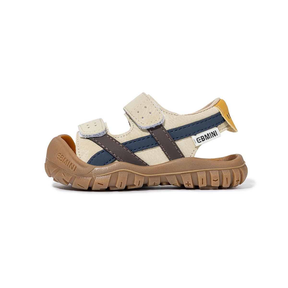Retro Cross-Strap Closed-Toe Toddler Sandals