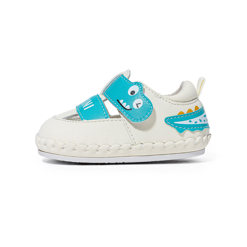 Dinosaur Cartoon Closed-Toe Pre-Walker Baby Sandals