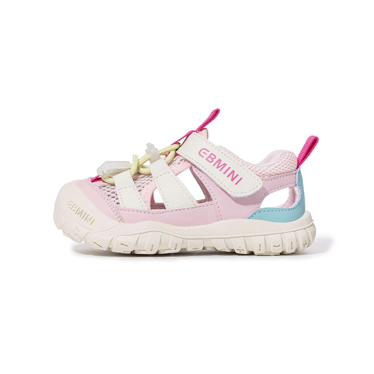 Bungee Lace Closed-Toe Toddler Sandals
