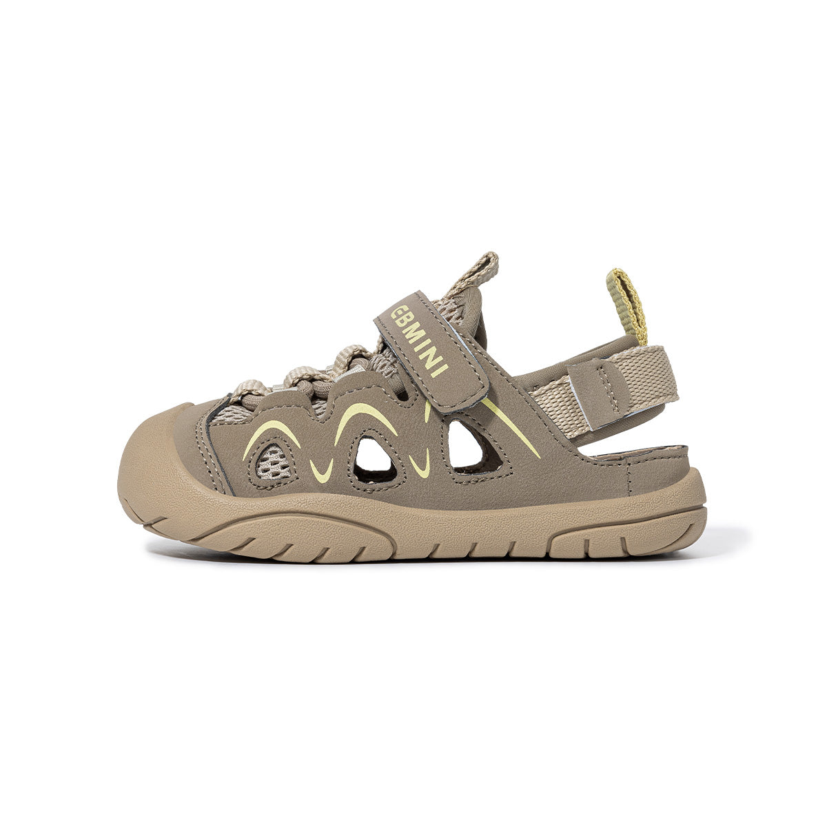 Wave Cutout Mesh Closed-Toe Toddler Sandals