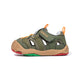 Ribbon-Strap Mesh Closed-Toe Toddler Sandals