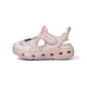Suede Mesh Bungee Lace Closed-Toe Water Toddler Sandals