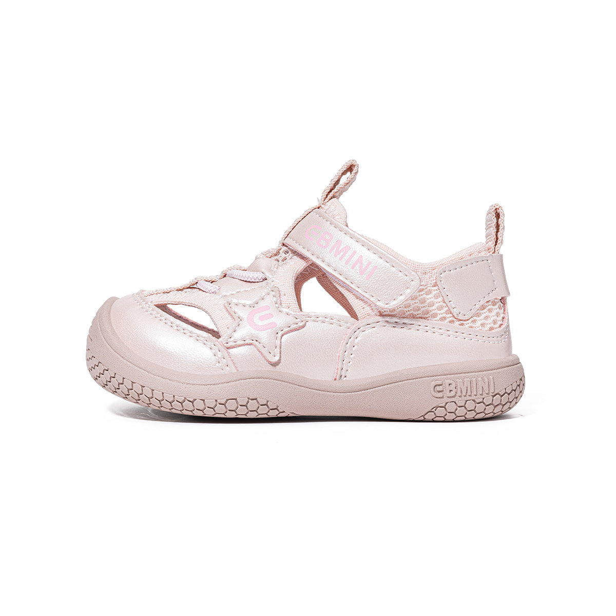 Star Patch Closed-Toe Toddler Sandals