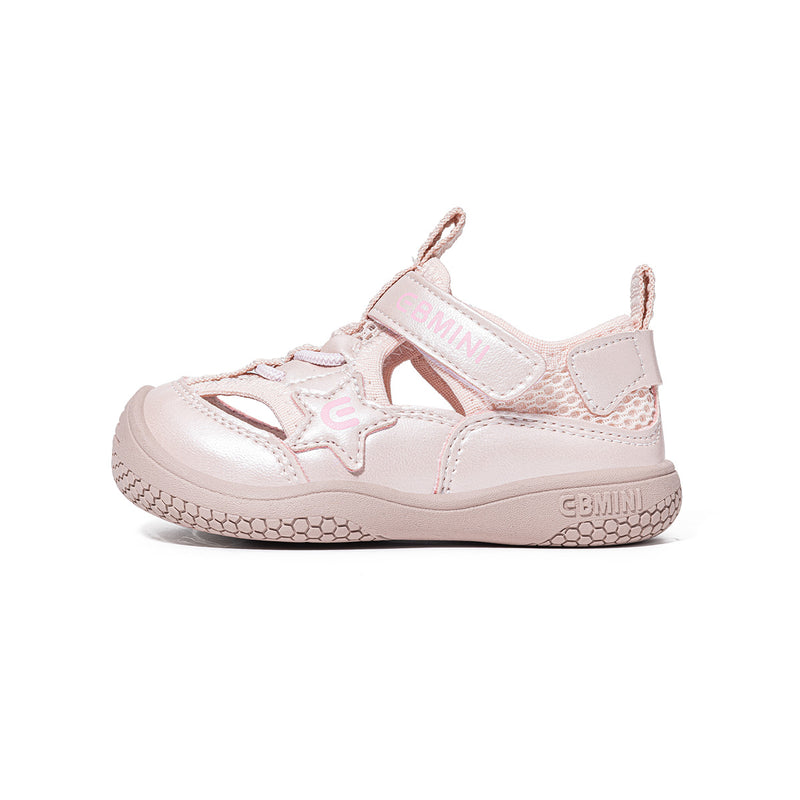 Star Patch Closed-Toe Toddler Sandals