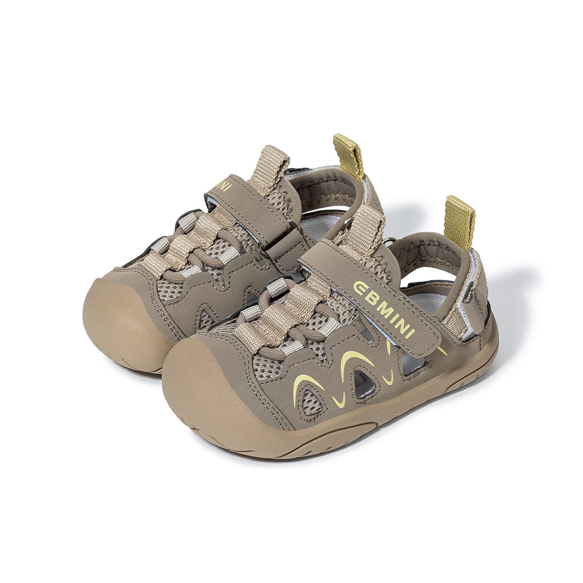 Wave Cutout Mesh Closed-Toe Toddler Sandals