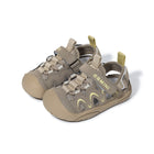 Wave Cutout Mesh Closed-Toe Toddler Sandals