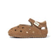 Polka-Dot Perforated Mary Jane Toddler Sandals