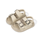 Minimalist Buckle Closed-Toe Toddler Sandals