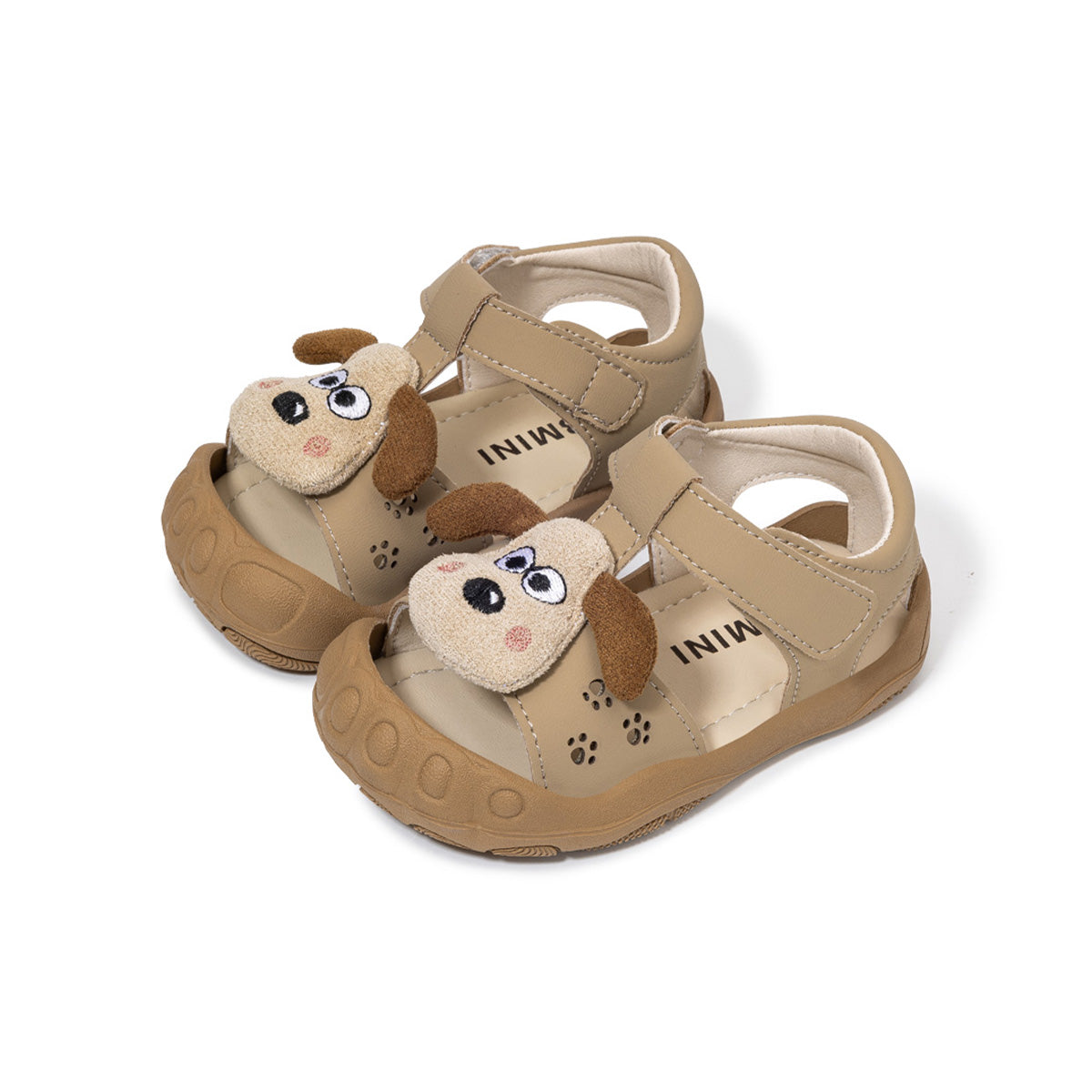 Dog Cartoon Closed-Toe Toddler Sandals