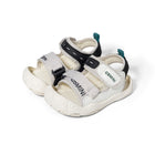 Sporty Webbing Dual-Strap Closed-Toe Toddler Sandals