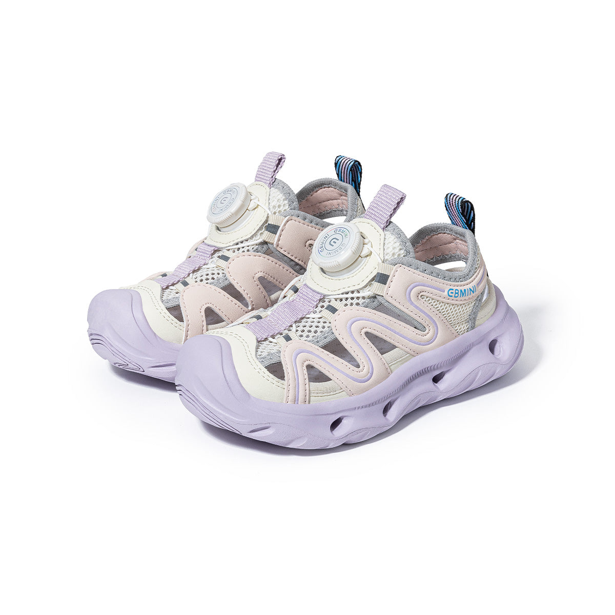 Rotary Buckle Closed-Toe Kids Sandals