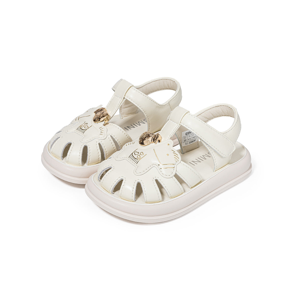 Elephant Charm Closed-Toe Kids Sandals