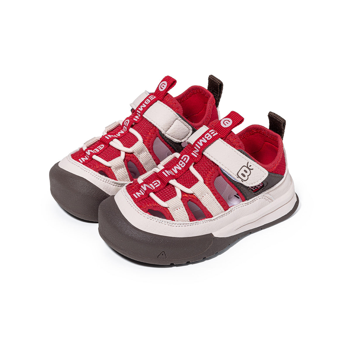 Letter Print Webbing Closed-Toe Hiking Toddler Sandals