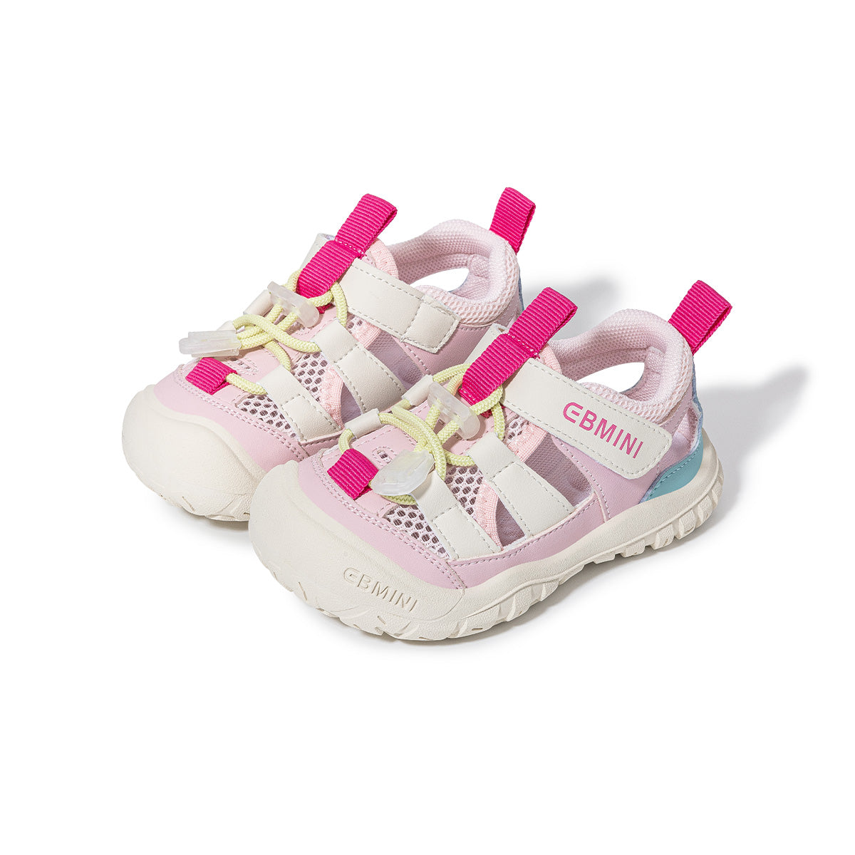 Bungee Lace Closed-Toe Toddler Sandals