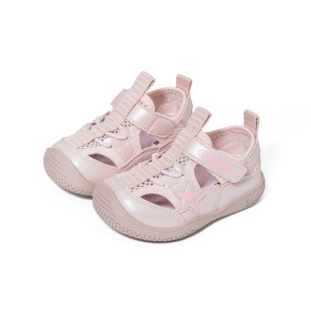 Star Patch Closed-Toe Toddler Sandals