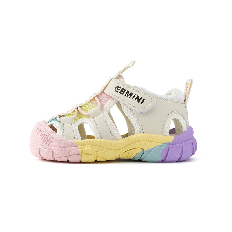 Rainbow Cage Mesh Toddler Sandals