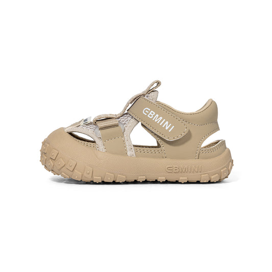 EBMINI Rugged Webbing Closed-Toe Toddler Sandals | Non-Slip Breathable First Walkers for Boys Girls 10M-6Y
