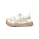 Retro X-Stitch Dual-Strap Mesh Closed-Toe Toddler Sandals