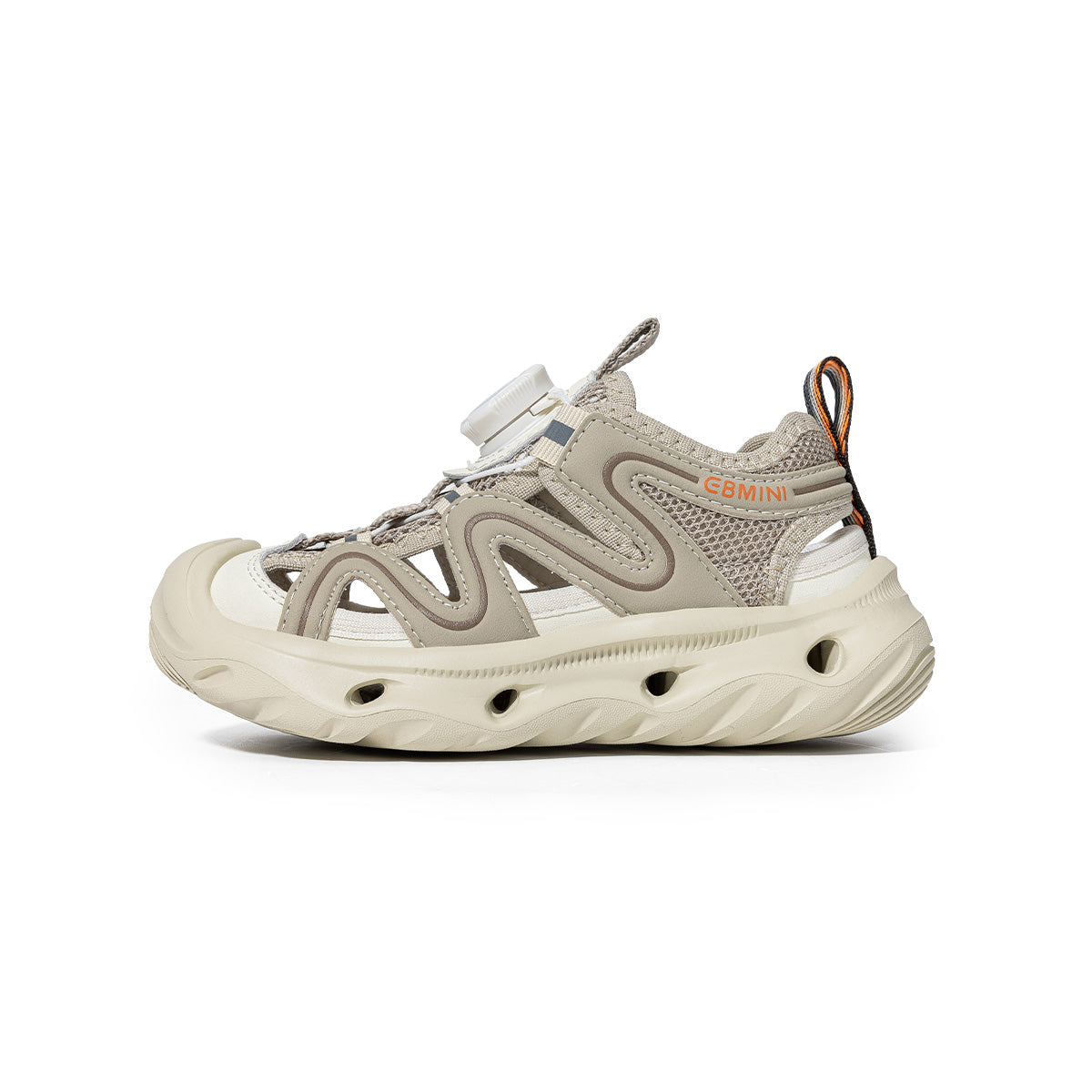 Rotary Buckle Closed-Toe Kids Sandals