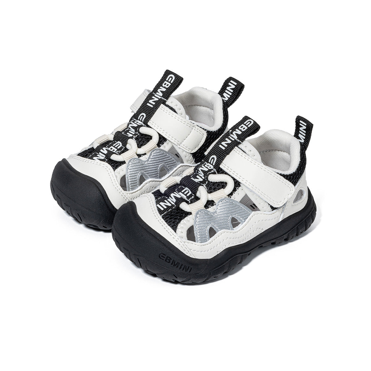 Colorblock Mesh Closed-Toe Toddler Sandals