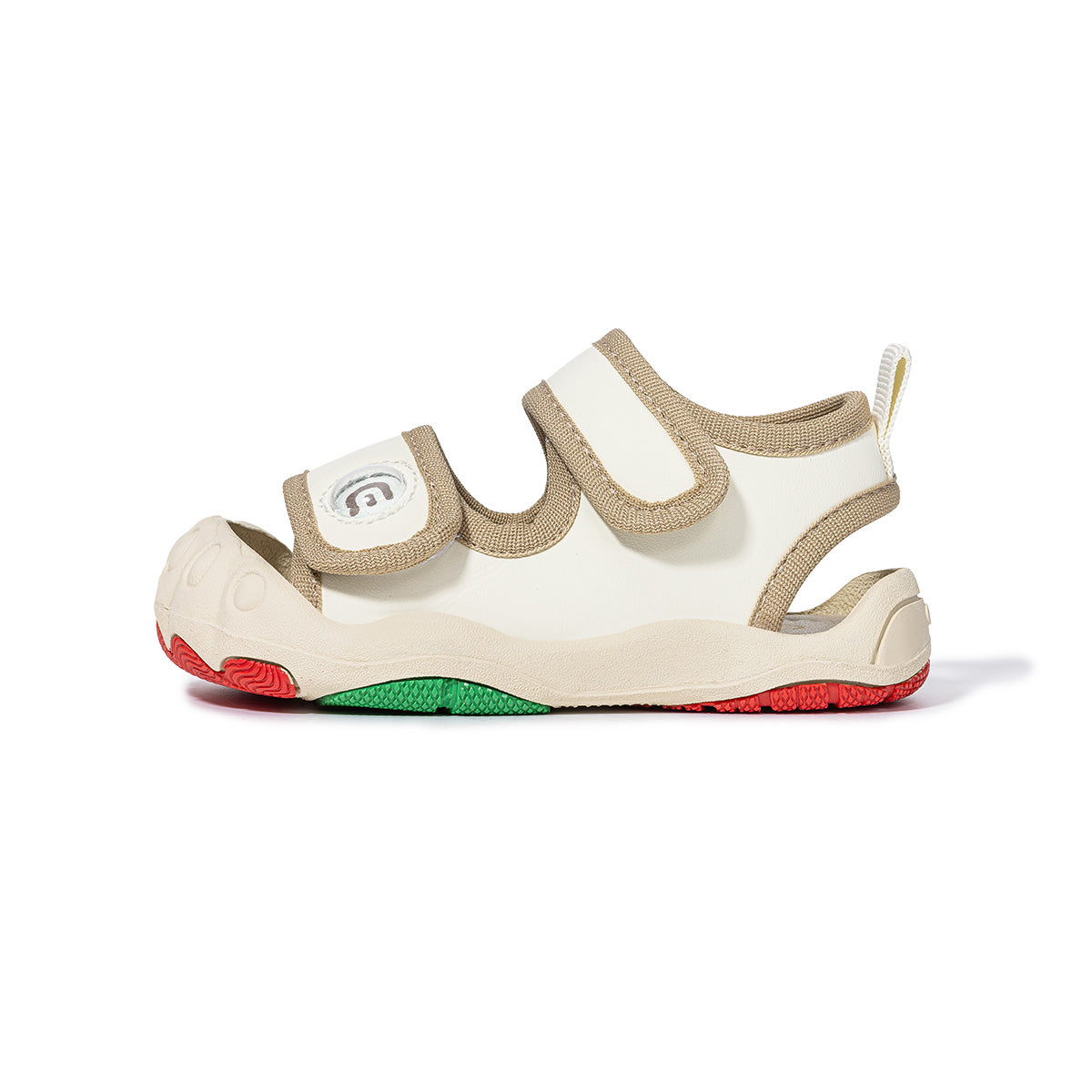 Rainbow Sole Open-Toe Closed-Heel Toddler Sandals