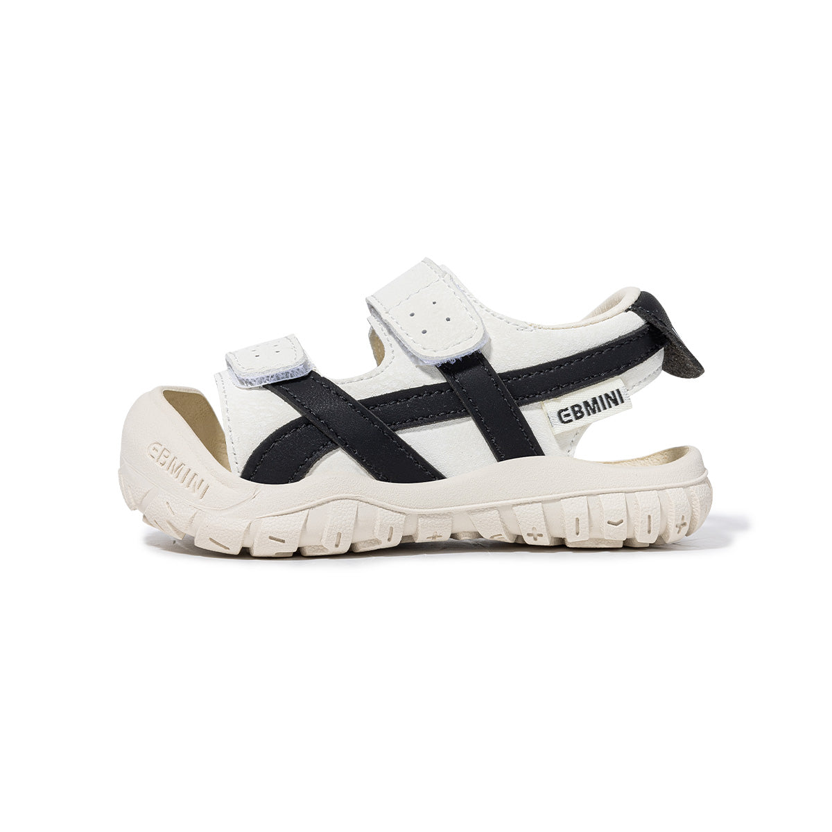 Retro Cross-Strap Closed-Toe Toddler Sandals