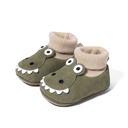 EBMINI Cute Fleece-Lined Baby Booties – Lightweight, Warm & Adorably Cosy