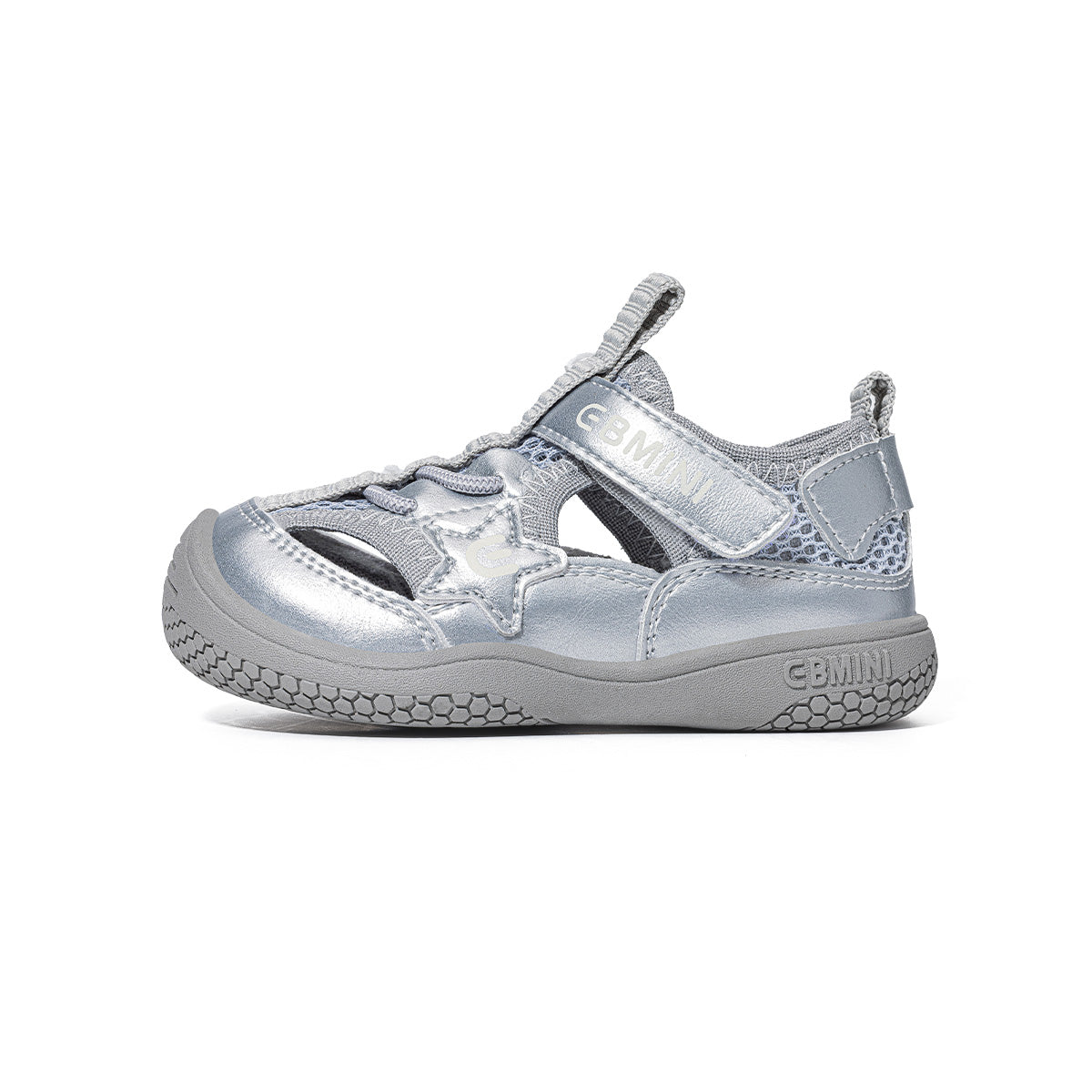 Star Patch Closed-Toe Toddler Sandals